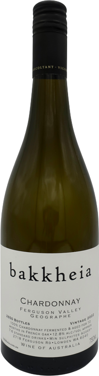 bakkheia Reserve Ferguson Valley Chardonnay 2022 Geographe